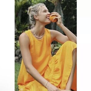 Anthropologie Maeve Marlene Tiered Maxi Dress